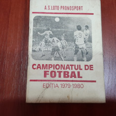 Agenda meciuri div.a si B editia 1979-1980