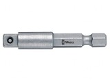 Adaptor Lung 100mm Fixare Hexagon 1/4 Pătrat 1/4