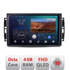 Navigatie Chrysler Jeep B-202 Android Ecran QLED octa core 4+64 carplay android auto KIT-202+EDT-E310V3 CarStore Technology
