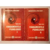 Mihai Golu - Fundamentele psihologiei (2 vol.; 2002) (c&acirc;teva sublinieri, vezi descriere)