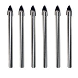 Cumpara ieftin Set 6 burghie sticla si ceramica 4-12 mm, Richmann