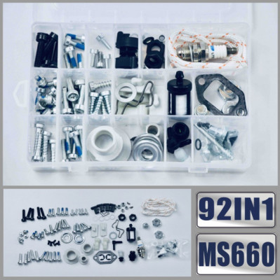 Set 92 buc piulite, suruburi si accesorii drujba compatibile Stihl Ms 440, 660 foto
