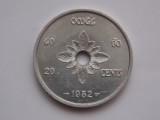 20 CENTS 1952 LAOS, Asia