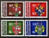 Liechtenstein 1980 - Steme de magistrați, serie neuzata