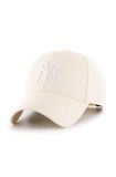 47brand șapcă din amestec de l&acirc;nă MLB New York Yankees culoarea bej, cu imprimeu B-MVPSP17WBP-NTC