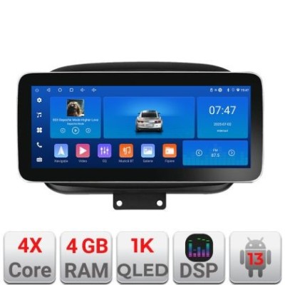 Navigatie Fiat 500 2014- K-539 Edotec 4+64 12.3 inch Incell 1K android Wifi 5Ghz gps internet CarStore Technology foto