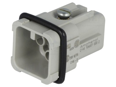 Conector HDC tată 8 pini 400V foto