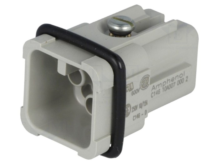 Conector HDC tată 8 pini 400V
