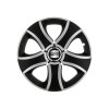 Set 4 Capace Roti 15 inchi (R15) Bis Gri-Negru, Compatibile Cu Seat, Autohelix MSA
