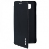 Husa Flip Carte Rock Uni Neagra pentru Samsung Galaxy Alpha