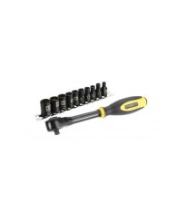 Set 11 tubulare FatMax 1/4&amp;quot; cu clichet 0-94-607 Stanley foto