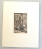 Gravura veche Christoffel van Sichem II &quot;Buna Vestire&quot; 1657, Religie, Cerneala, Altul