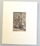 Gravura veche Christoffel van Sichem II &quot;Buna Vestire&quot; 1657