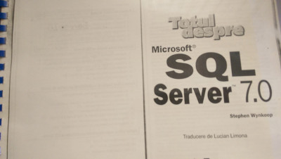 Totul despre SQL Server 7.0 - xerox foto