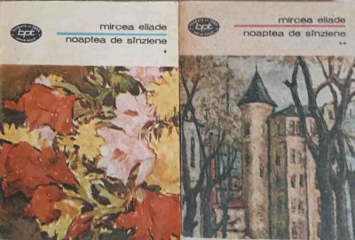 NOAPTEA DE SANZIENE VOL.1-2-MIRCEA ELIADE-185965 foto