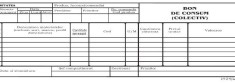 Bon Consum Colectiv, Format 1/2 A4, 100 Coli/carnet foto