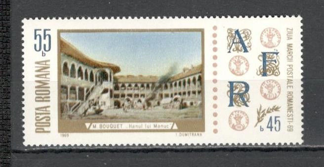 Romania.1969 Ziua marcii postale-Pictura YR.441