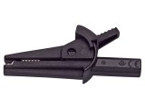 Bornă crocodil neagră 10A 600V 9mm