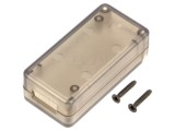 Carcasă USB ABS transparent fumuriu