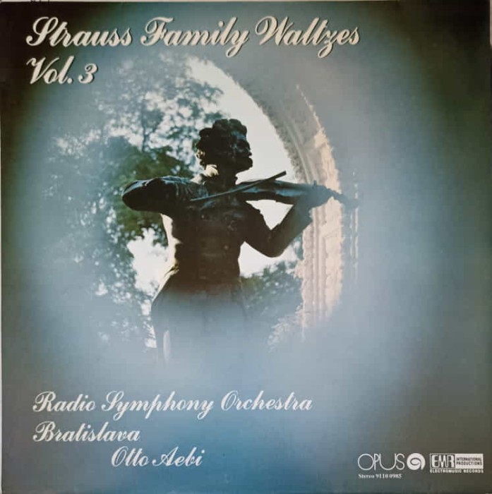 Disc vinil, LP. Strauss Family Waltzes Vol.3-Radio Symphony Orchestra Bratislava, Otto Aebi-326496