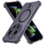 Asteroid GSM - Shockproof Clear Silicone MagSafe - Xiaomi 17 Ultra - Smoke Black