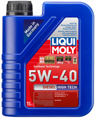 Ulei Motor Liqui Moly Syntetic High Tech Diesel 5W-40 1L 2679 foto