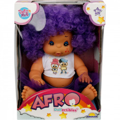 Papusa Bebelus, Dollz n More, Afro, 23 cm, Mov