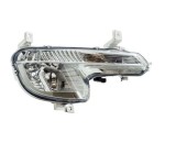 Proiector ceata PEUGEOT 508, 11.2010-12.2014, DEPO, fata, partea dreapta, cu lumina de zi; H8+P13W+PY21W; fara soclu bec;