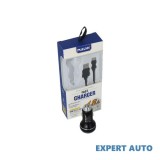 Incarcator auto 4.8a cu cablu tip c 12-24v cod: pg-260c premium Alta marca Alt model #7