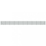 Cumpara ieftin Gard plasa de sarma cu bordura, verde, 1,4x25 m