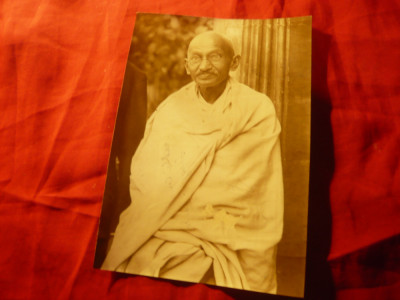 Fotografie de Presa 1936 - Mahatma Ghandi , dim.=19x13cm foto