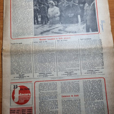 flacara 11 iunie 1982-ceausescu vizita la bihor,toma caragiu,cenaclul flacara