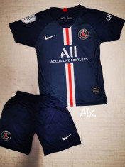 Compleu-Echipament pt. copii PSG Mbappe model 2019-2020 foto