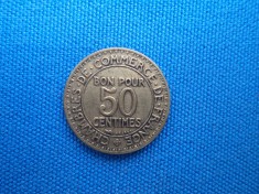 BON POUR 50 CENTIMES 1922 FRANTA