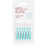 MEDIBLANC Interdental Pick-brush perie interdentara 0,6 mm Blue 6 buc
