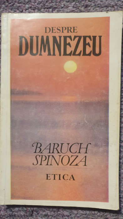 Etica, Baruch Spinoza, 1993, 220 pagini