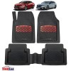 Covorase Auto Tip Tavita Renault Talisman Sedan/Estate (2015-2024), Cauciuc Reciclat, Margine Inaltata 3cm, Negru