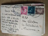 Ilustrata circulatie Romania Regele Ferdinat Timbru aviatie 1932 Timisora