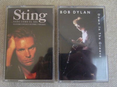 BOB DYLAN / STING - Nada Como El Sol - 2 Casete Originale Germany foto