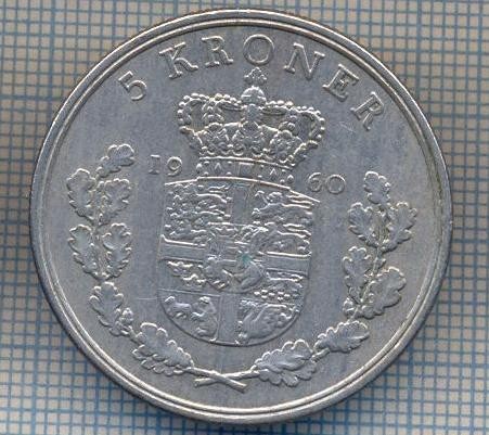 AX 1449 MONEDA- DANEMARKA - 5 KRONER -ANUL 1960 -STAREA CARE SE VEDE