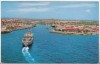 Bnk cp Antilele Olandeze - Vapor intrand in portul Willemstad - uzata, Circulata, Printata