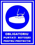 Placute obligatoriu purtati botosei pentru protectie