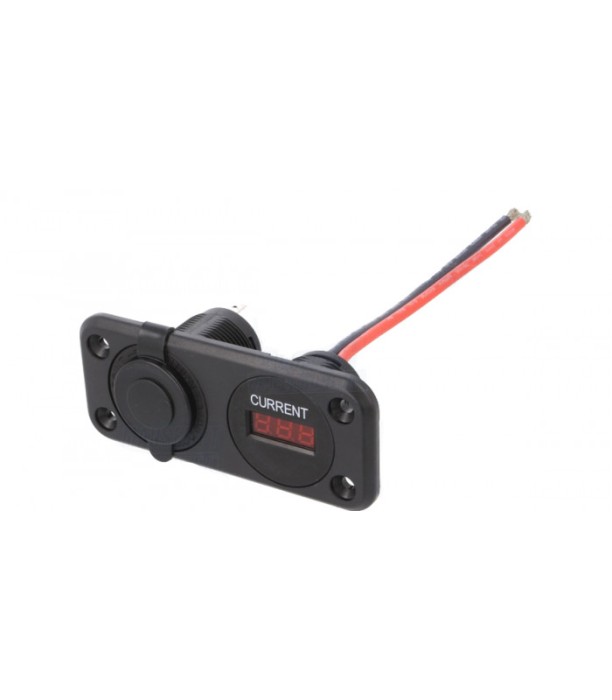 Ampermetru soclu bricheta auto x1 7-33VDC SCI A13-142A251BPD-BB3