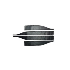Abtibild bandou lateral compatibil Logan 3 carbon negru 3D (4 bucati) Cod:QITL3-02 Automotive TrustedCars