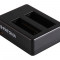 SJCAM SJ6 Legend Black SJ6000 Dual Quick Charger cu cablu Micro USB - Patona
