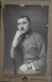Foto veche kabinett atelier Kovats Karoly GHEORGHENI, razboi mondial Harghita