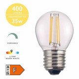 Sursa de iluminat (Pack of 5) LED Golf Ball Light Bulb (Lamp) ES/E27 4W 400LM