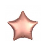 Balon Folie Satin Stea Rose Gold - 45 cm
