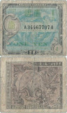 1945 , 1 yen ( P-67a ) - Japonia