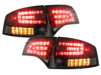 Stopuri LED AUDI A4 B7 Sedan 04-08 LED BLINKER Rosu/Fumuriu Performance AutoTuning foto